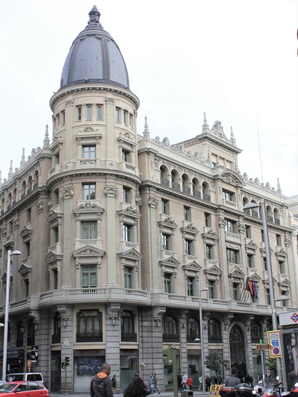 Cúpula de pizarra Casino de Madrid